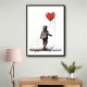 Boy With a Red Balloon Street Art