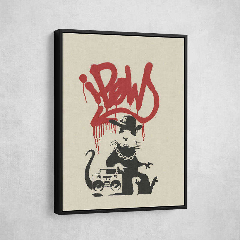 Banksy Gangsta Rat