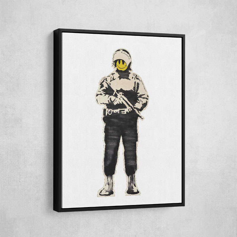 Banksy Smiling Copper