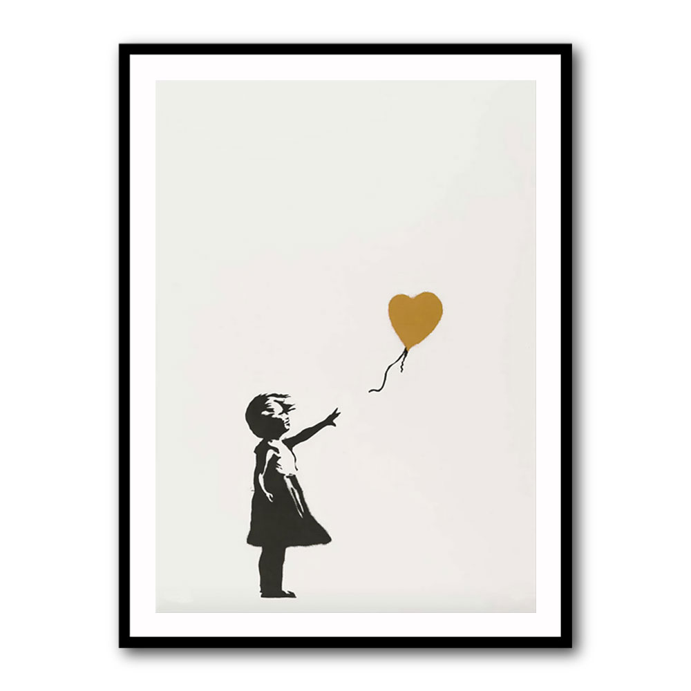 Banksy Girl With a Golden Balloon