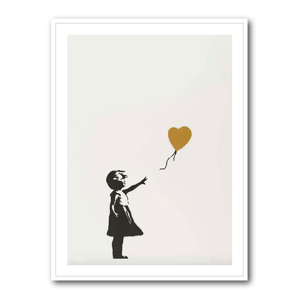 Banksy Girl With a Golden Balloon