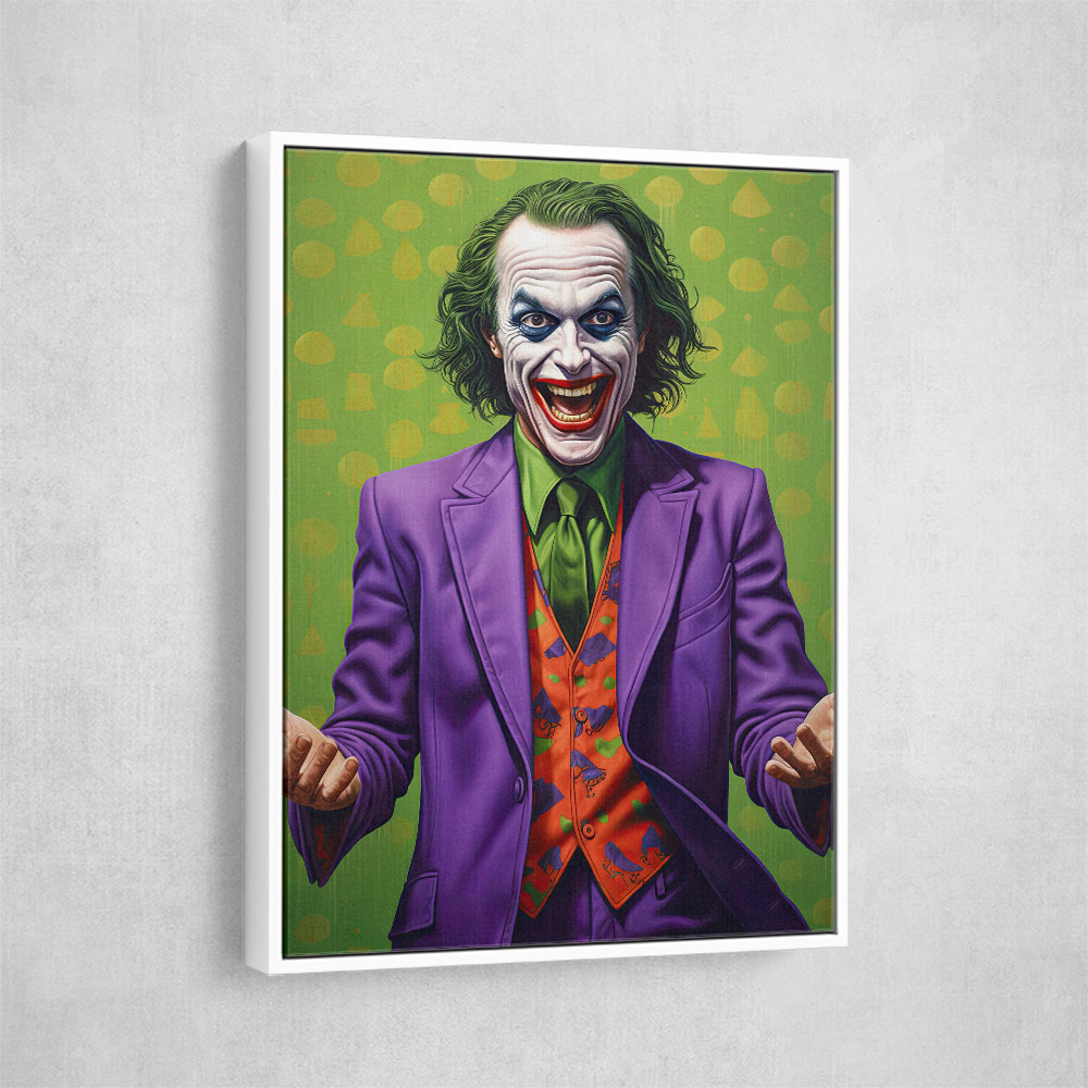 The Joker Green Wall Art