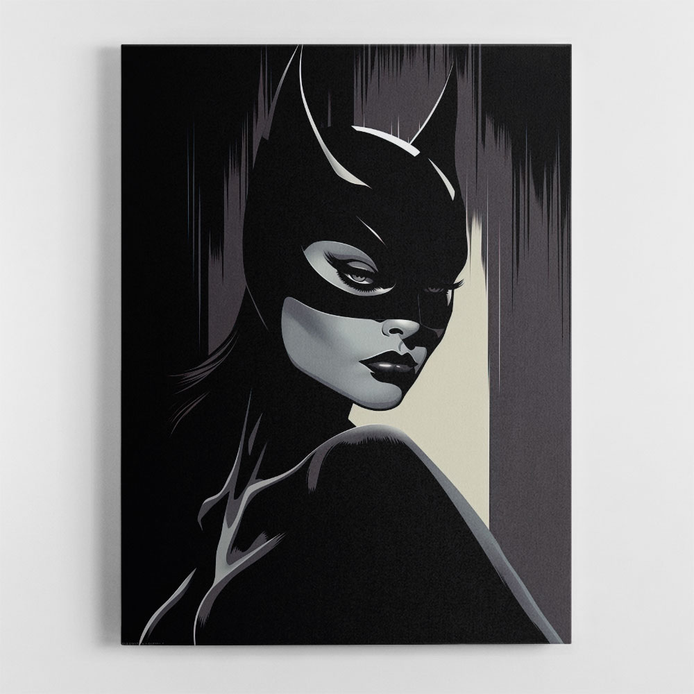 Catwoman Illustrated 2 Wall Art