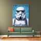 Storm Trooper In The Rain Wall Art