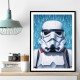 Storm Trooper In The Rain Wall Art