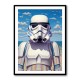 Storm Trooper At the Beach Wall Art