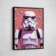 Storm Trooper In Pink Wall Art