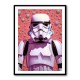 Storm Trooper In Pink Wall Art