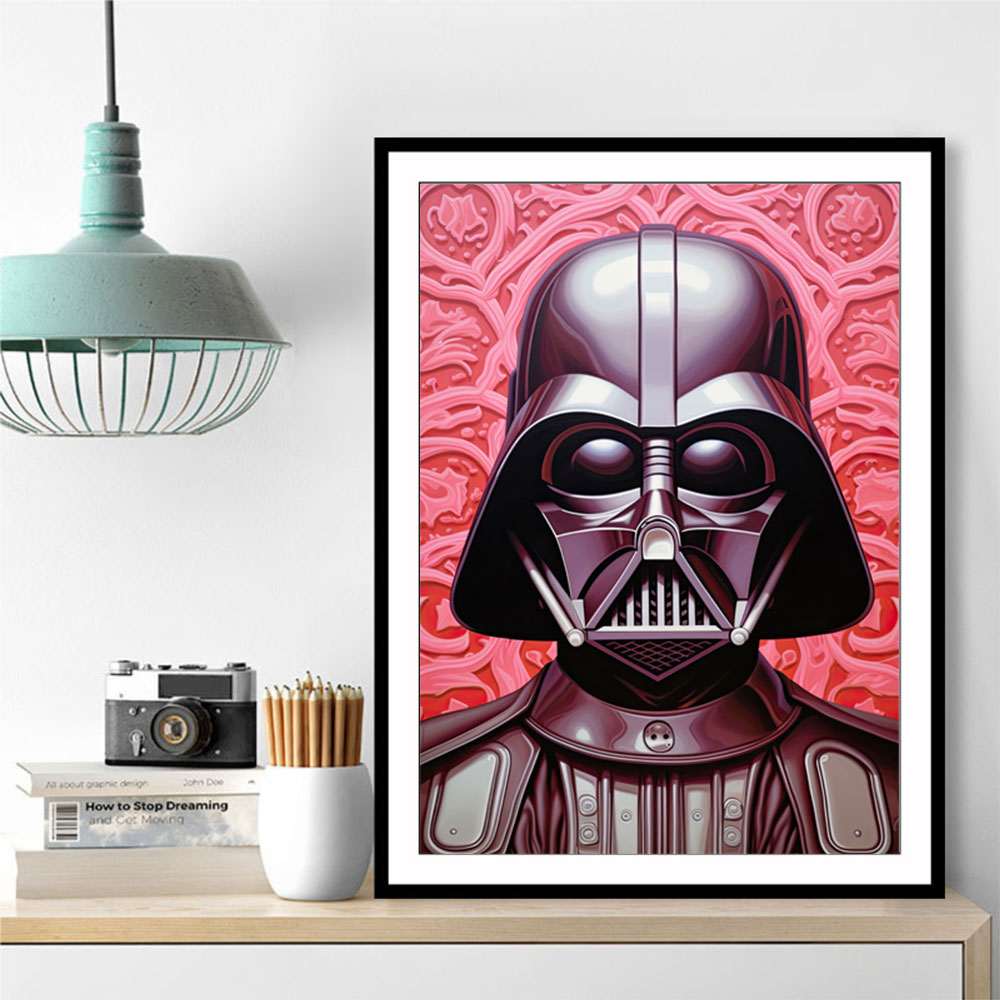 Darth Vader In Pink Wall Art