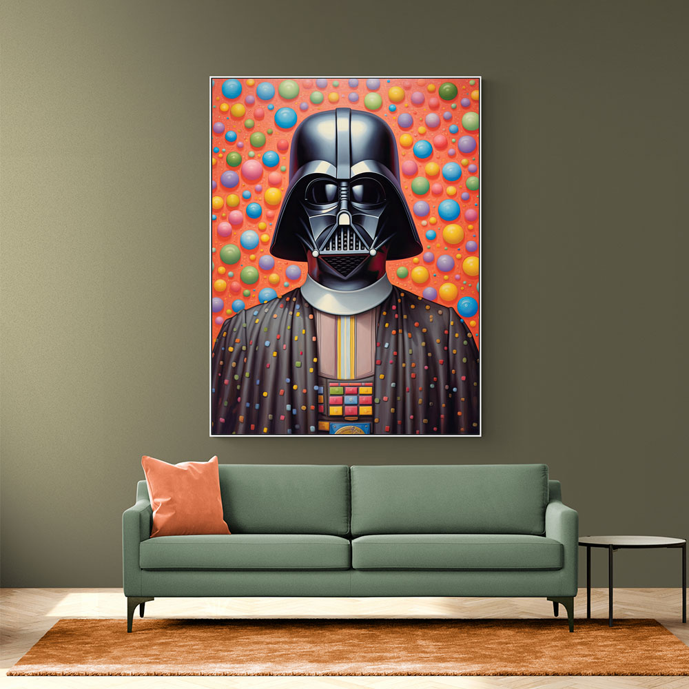 Darth Vader Bubbles Wall Art