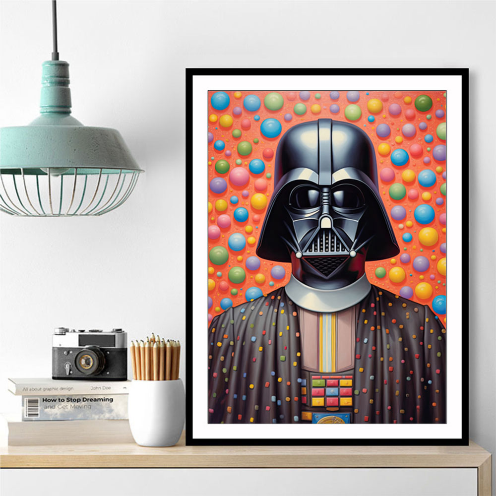 Darth Vader Bubbles Wall Art