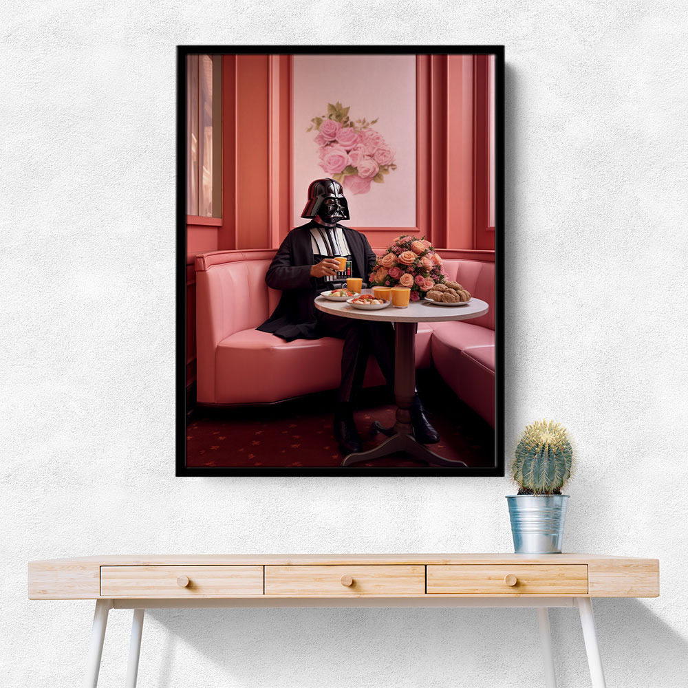 Darth Lunching Wall Art
