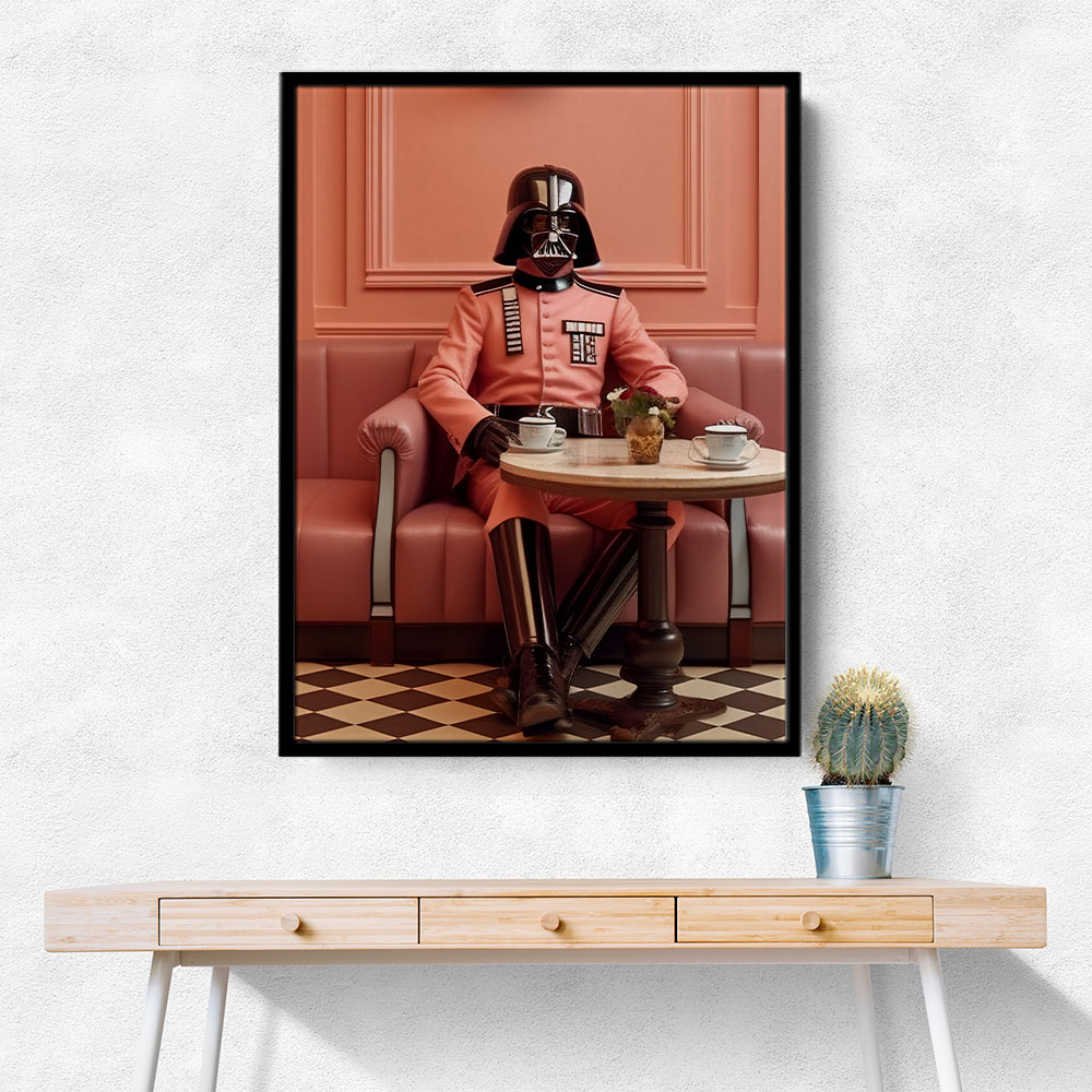 Vader Coffee Time Wall Art
