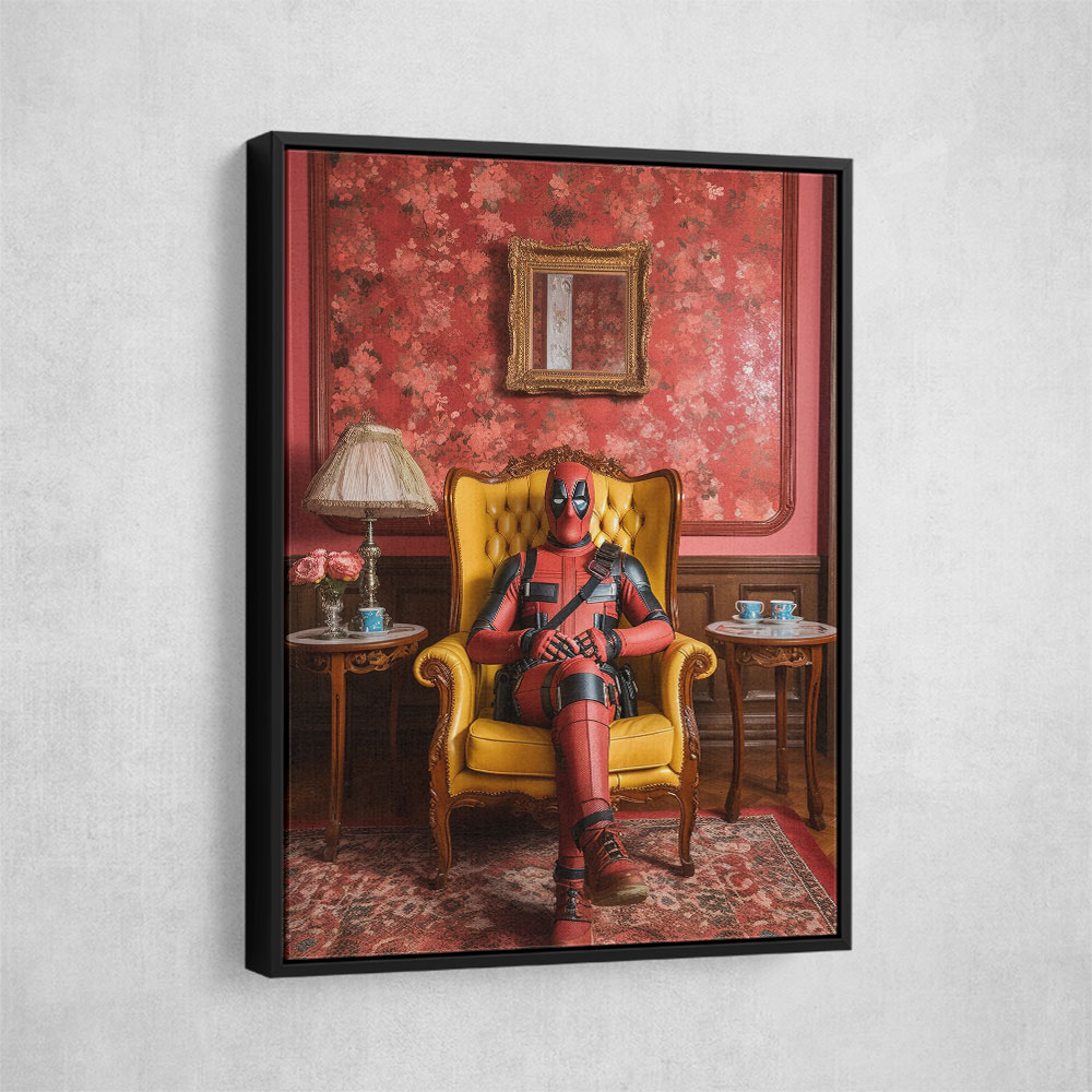 Chilling Deadpool Wall Art