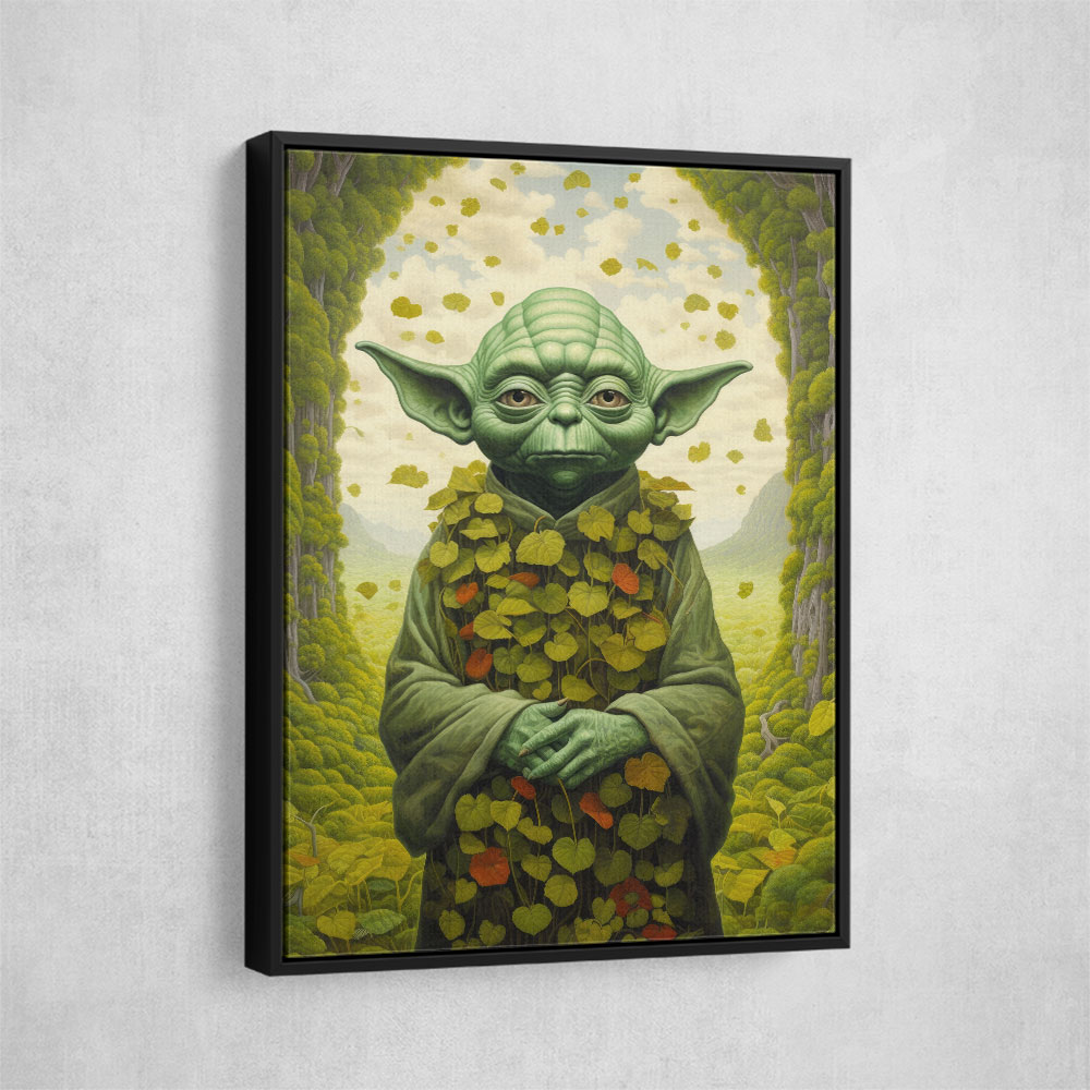 Botanical Yoda Wall Art