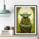 Botanical Yoda Wall Art