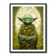 Botanical Yoda Wall Art