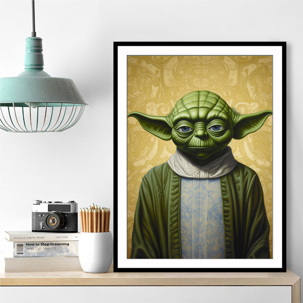 Wise Yoda 3 Wall Art