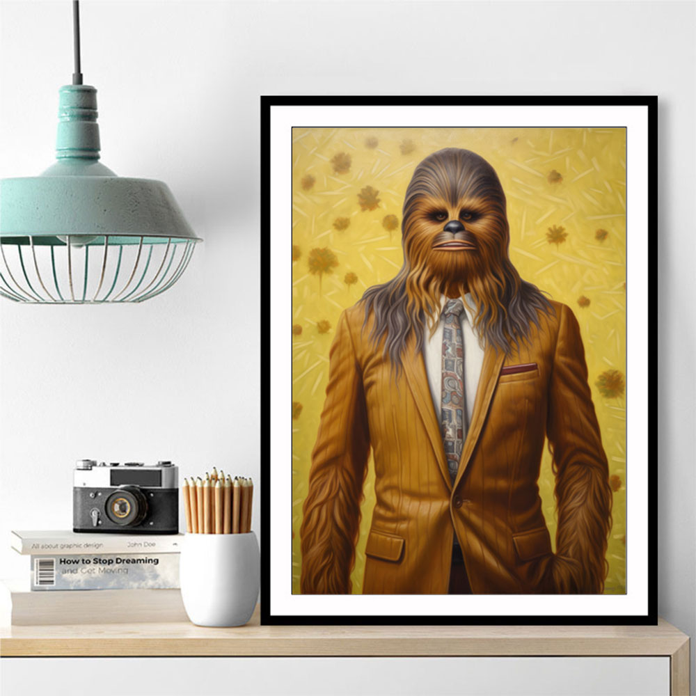 Chewbacca Date Night Wall Art