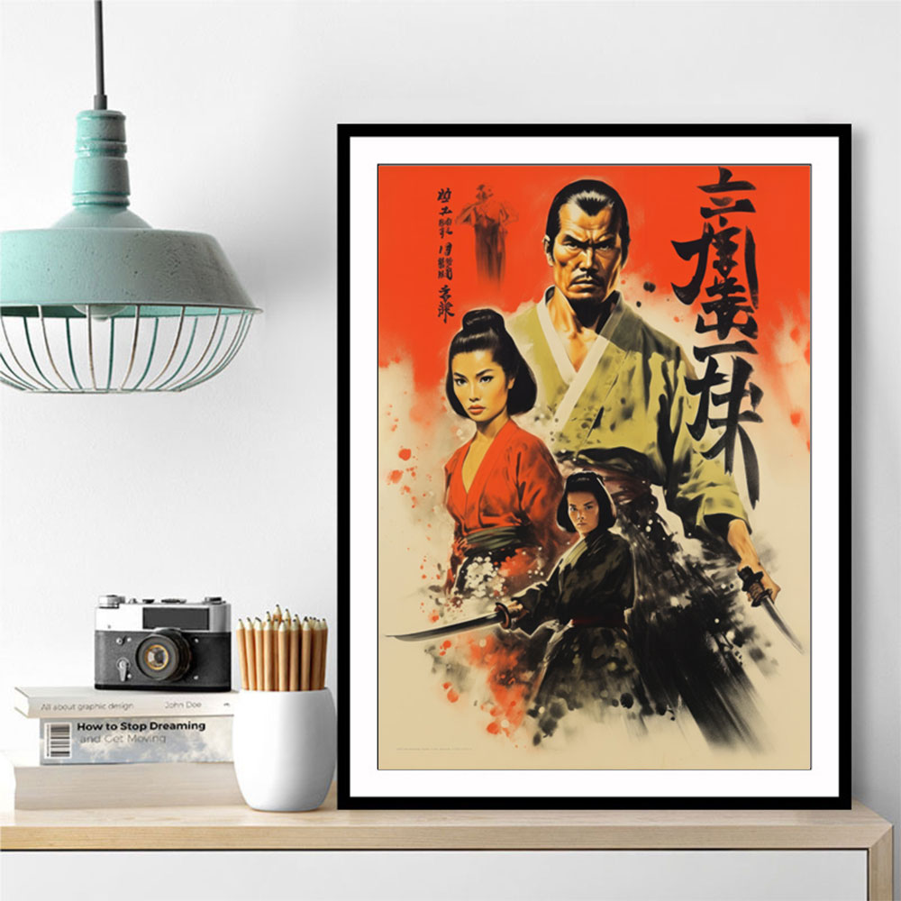 Samurai Vintage Movie Poster