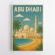 Abu Dhabi - UAE Travel Poster
