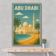 Abu Dhabi - UAE Travel Poster