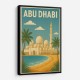 Abu Dhabi - UAE Travel Poster