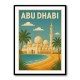 Abu Dhabi - UAE Travel Poster