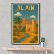 Al Ain - UAE Travel Poster Wall Art