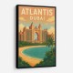 Atlantis Dubai Travel Poster Wall Art