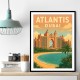 Atlantis Dubai Travel Poster Wall Art