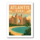 Atlantis Dubai Travel Poster Wall Art
