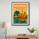 Baghdad Travel Poster Wall Art