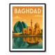 Baghdad Travel Poster Wall Art
