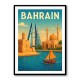 Bahrain Travel Poster Wall Art