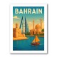 Bahrain Travel Poster Wall Art