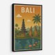Bali Travel Poster Wall Art