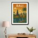 Bali Travel Poster Wall Art