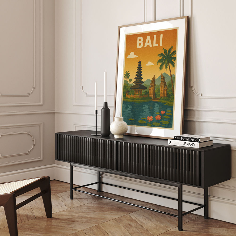Bali Travel Poster Wall Art