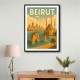 Beirut Travel Poster Wall Art