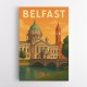 Belfast Travel Poster Wall Art