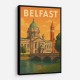 Belfast Travel Poster Wall Art