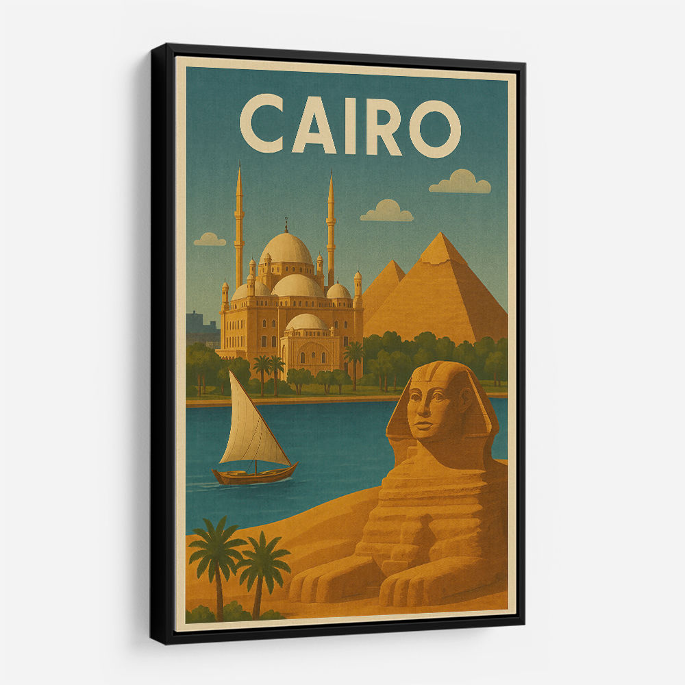 Cairo Travel Poster Wall Art
