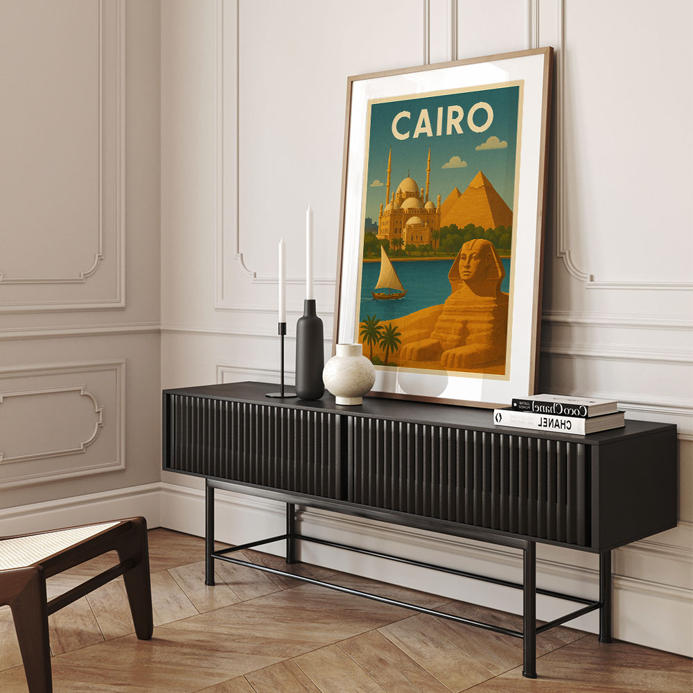Cairo Travel Poster Wall Art