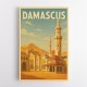 Damascus Travel Poster Wall Art