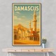 Damascus Travel Poster Wall Art