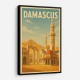 Damascus Travel Poster Wall Art