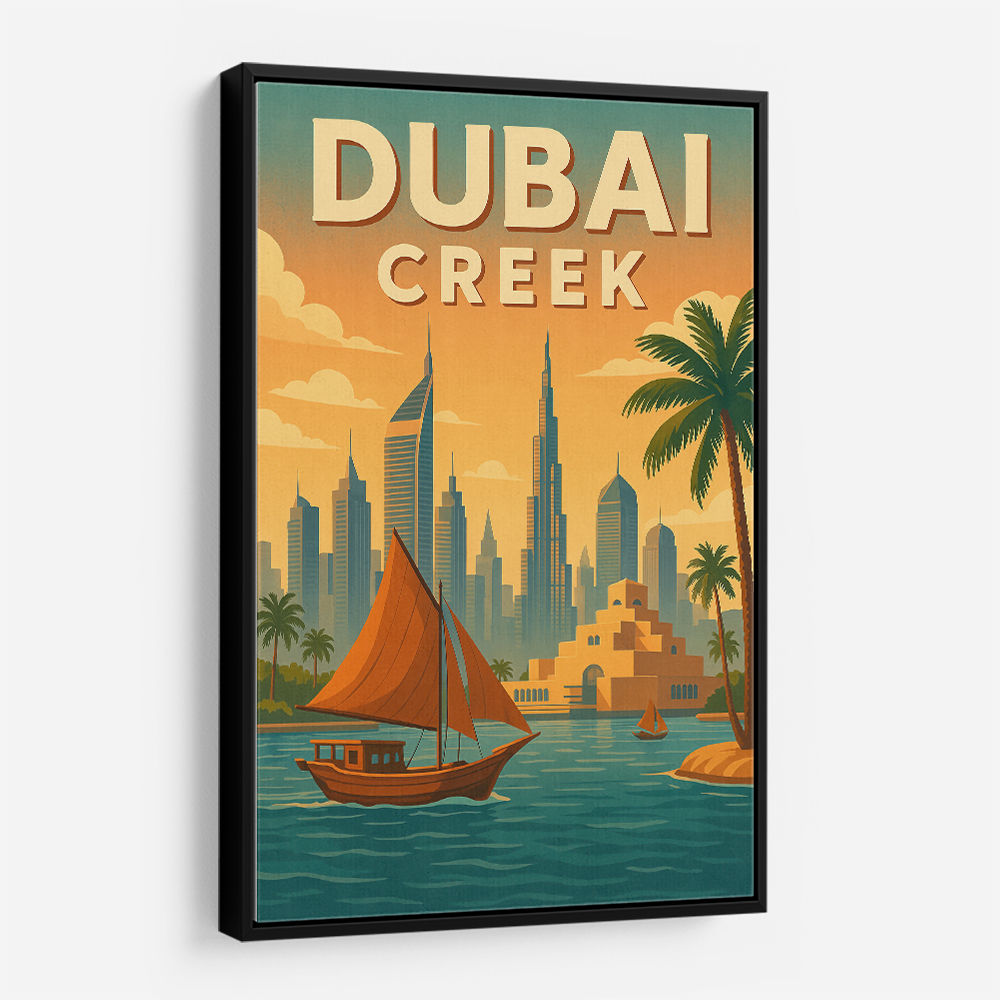 Dubai Creek Poster 1 Wall Art