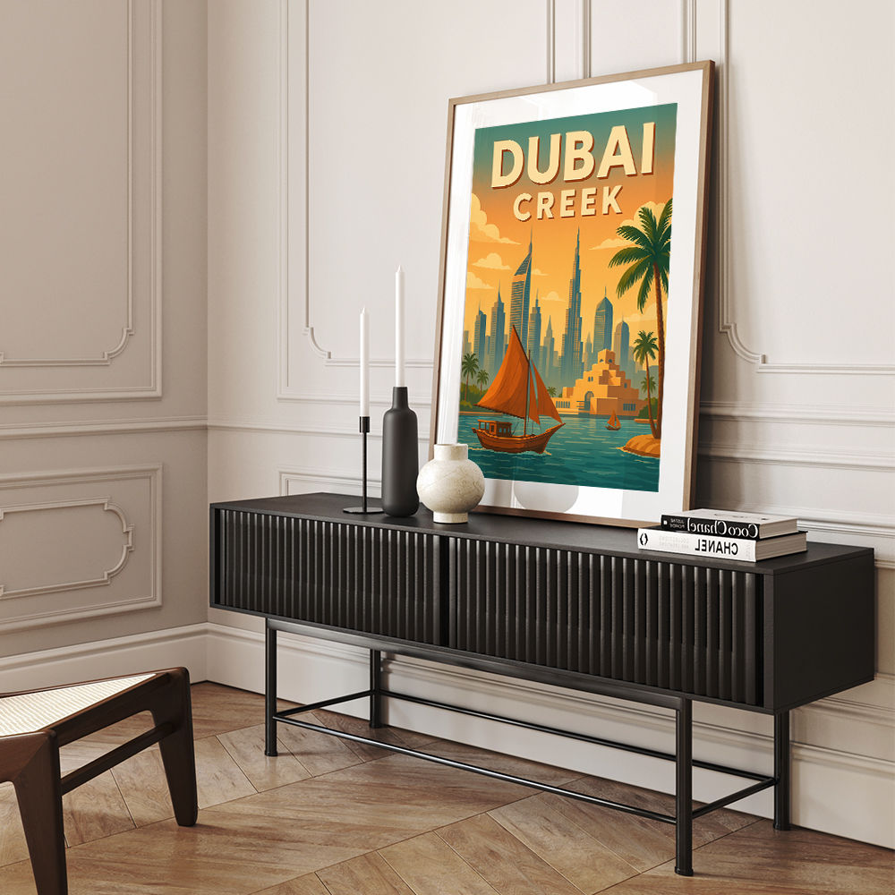 Dubai Creek Poster 1 Wall Art