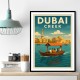 Dubai Creek Poster Wall Art